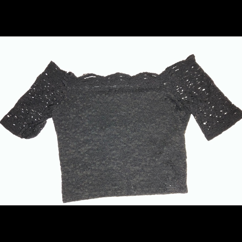 Hollister off the shoulder crop top